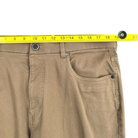 HART SCHAFFNER MARX Tan Flat Front Five Pockets Chino Casual Pants 38 x 32 - Picture 5 of 7